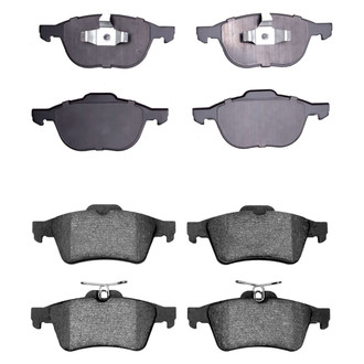 R1 Concepts® - Semi-Metallic Semi-Metallic Front and Rear Brake Pad Set