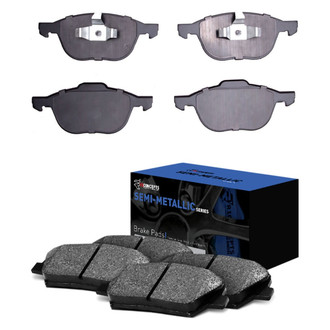 R1 Concepts® - Semi-Metallic Front and Rear Brake Pad Set