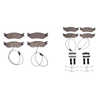 R1 Concepts® - Semi-Metallic Semi-Metallic Front and Rear Brake Pad Set