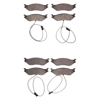 R1 Concepts® - Semi-Metallic Semi-Metallic Front and Rear Brake Pad Set