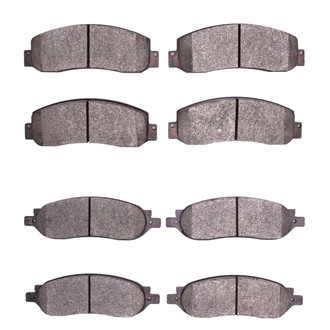 R1 Concepts® - Semi-Metallic Semi-Metallic Front and Rear Brake Pad Set