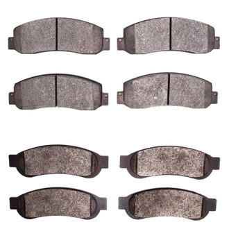 R1 Concepts® - Semi-Metallic Semi-Metallic Front and Rear Brake Pad Set