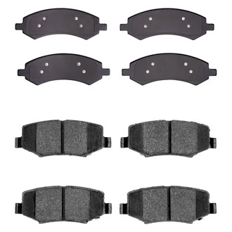 R1 Concepts® - Semi-Metallic Semi-Metallic Front and Rear Brake Pad Set