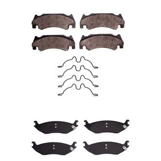 R1 Concepts® - Semi-Metallic Semi-Metallic Front and Rear Brake Pad Set
