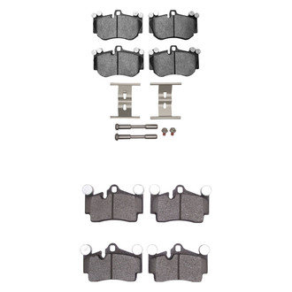 R1 Concepts® - Semi-Metallic Semi-Metallic Front and Rear Brake Pad Set