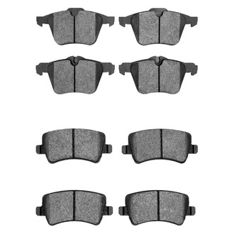R1 Concepts® - Semi-Metallic Semi-Metallic Front and Rear Brake Pad Set
