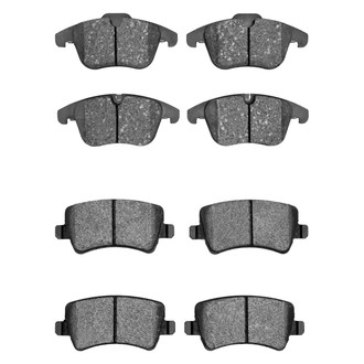 R1 Concepts® - Semi-Metallic Semi-Metallic Front and Rear Brake Pad Set