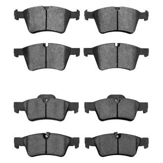 R1 Concepts® - Semi-Metallic Semi-Metallic Front and Rear Brake Pad Set