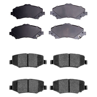 R1 Concepts® - Semi-Metallic Semi-Metallic Front and Rear Brake Pad Set