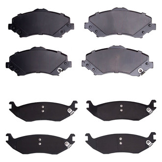 R1 Concepts® - Semi-Metallic Semi-Metallic Front and Rear Brake Pad Set