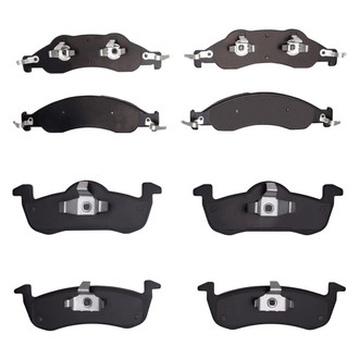 R1 Concepts® - Semi-Metallic Semi-Metallic Front and Rear Brake Pad Set