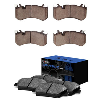R1 Concepts® - Semi-Metallic Semi-Metallic Front and Rear Brake Pad Set