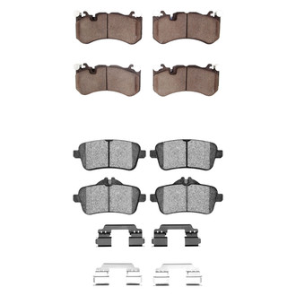 R1 Concepts® - Semi-Metallic Semi-Metallic Front and Rear Brake Pad Set
