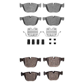R1 Concepts® - Semi-Metallic Semi-Metallic Front and Rear Brake Pad Set