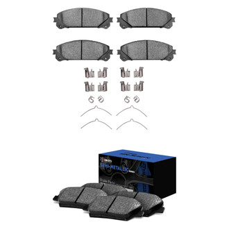 R1 Concepts® - Semi-Metallic Front and Rear Brake Pad Set