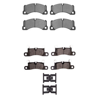R1 Concepts® - Semi-Metallic Semi-Metallic Front and Rear Brake Pad Set