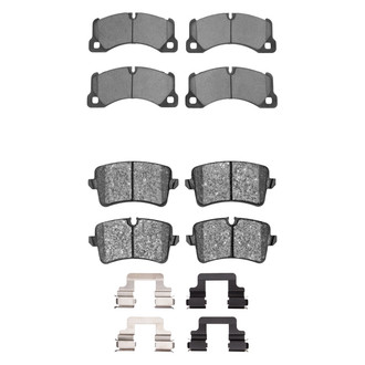 R1 Concepts® - Semi-Metallic Semi-Metallic Front and Rear Brake Pad Set