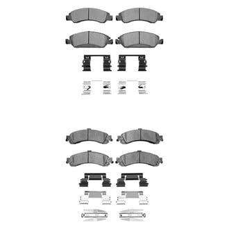 R1 Concepts® - Semi-Metallic Front and Rear Brake Pad Set