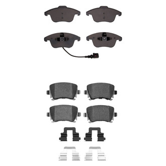 R1 Concepts® - Semi-Metallic Semi-Metallic Front and Rear Brake Pad Set