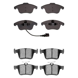 R1 Concepts® - Semi-Metallic Semi-Metallic Front and Rear Brake Pad Set