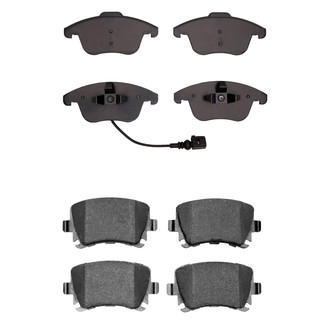 R1 Concepts® - Semi-Metallic Semi-Metallic Front and Rear Brake Pad Set