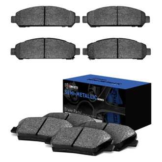 R1 Concepts® - Semi-Metallic Front and Rear Brake Pad Set