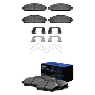 R1 Concepts® - Semi-Metallic Front and Rear Brake Pad Set