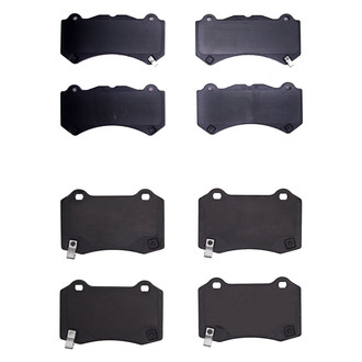 R1 Concepts® - Semi-Metallic Semi-Metallic Front and Rear Brake Pad Set