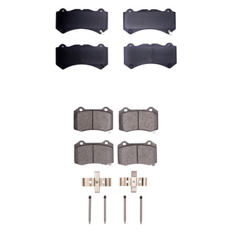 R1 Concepts® - Semi-Metallic Semi-Metallic Front and Rear Brake Pad Set