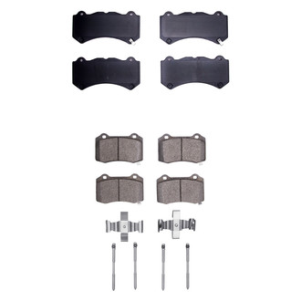 R1 Concepts® - Semi-Metallic Semi-Metallic Front and Rear Brake Pad Set