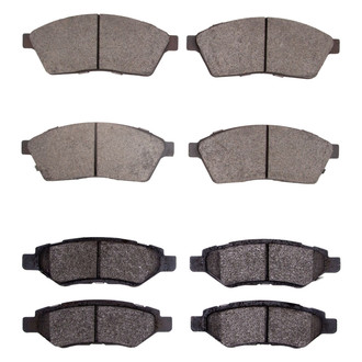 R1 Concepts® - Semi-Metallic Semi-Metallic Front and Rear Brake Pad Set