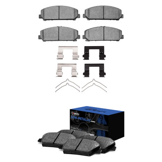 R1 Concepts® - Semi-Metallic Front and Rear Brake Pad Set