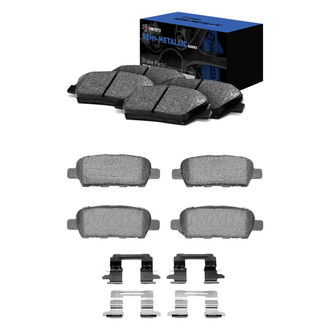 R1 Concepts® - Semi-Metallic Front and Rear Brake Pad Set