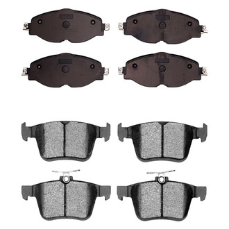 R1 Concepts® - Semi-Metallic Semi-Metallic Front and Rear Brake Pad Set