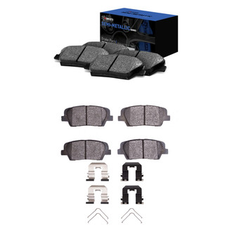 R1 Concepts® - Semi-Metallic Front and Rear Brake Pad Set