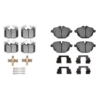 R1 Concepts® - Semi-Metallic Semi-Metallic Front and Rear Brake Pad Set