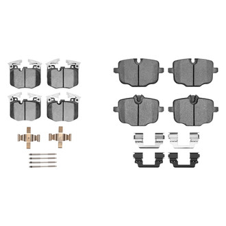 R1 Concepts® - Semi-Metallic Semi-Metallic Front and Rear Brake Pad Set