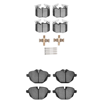 R1 Concepts® - Semi-Metallic Semi-Metallic Front and Rear Brake Pad Set
