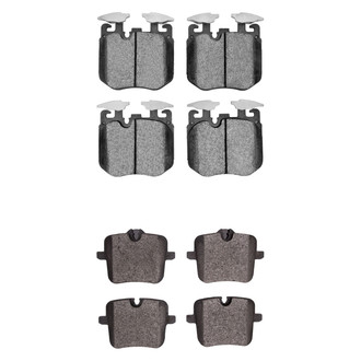 R1 Concepts® - Semi-Metallic Semi-Metallic Front and Rear Brake Pad Set