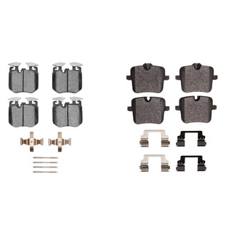 R1 Concepts® - Semi-Metallic Semi-Metallic Front and Rear Brake Pad Set