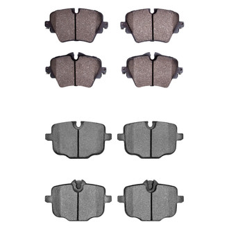 R1 Concepts® - Semi-Metallic Semi-Metallic Front and Rear Brake Pad Set