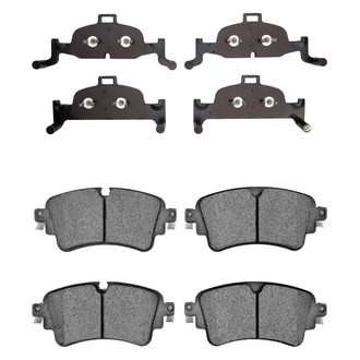 R1 Concepts® - Semi-Metallic Front and Rear Brake Pad Set
