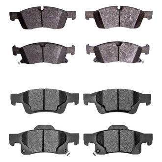 R1 Concepts® - Semi-Metallic Semi-Metallic Front and Rear Brake Pad Set
