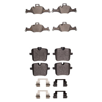 R1 Concepts® - Semi-Metallic Semi-Metallic Front and Rear Brake Pad Set