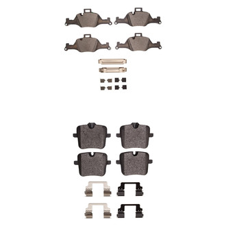 R1 Concepts® - Semi-Metallic Semi-Metallic Front and Rear Brake Pad Set