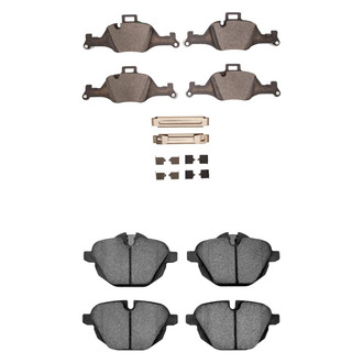 R1 Concepts® - Semi-Metallic Semi-Metallic Front and Rear Brake Pad Set