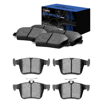 R1 Concepts® - Semi-Metallic Front and Rear Brake Pad Set