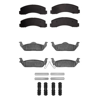 R1 Concepts® - Semi-Metallic Front and Rear Brake Pad Set