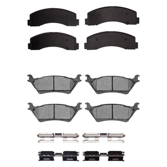 R1 Concepts® - Semi-Metallic Front and Rear Brake Pad Set