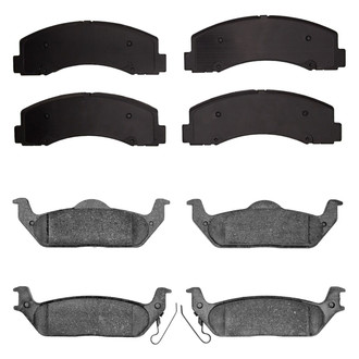 R1 Concepts® - Semi-Metallic Front and Rear Brake Pad Set